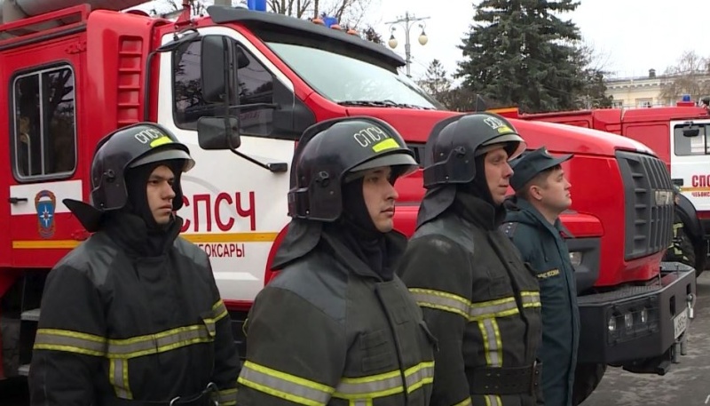 Парк пожарных Чувашии пополнился новой техникой для борьбы с огнем